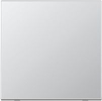 Лицевая панель Jung LS990 metal для 1-кл. выключателя алюминий картинка